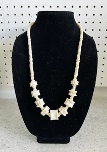 VTG Genuine Shark vertebrae Necklace 26” - Picture 1 of 5