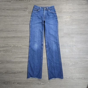 Vintage 70er Jahre Blaze Blue Jeans Medium Wash Western Damengröße 7 Tall 27 x 34 - Bild 1 von 21