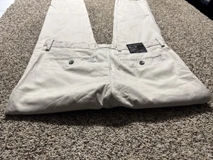 NWT Banana Republic Aiden 32X32 Slim Fit Tan Mens Dress Pants Stretch - Picture 1 of 5
