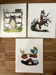 Ryan Berkley Illustrations The enthusiast Collection Three 8 x 10 Prints NEW - Picture 1 of 7