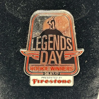Indy 500 Legends Day Rookie Winners 5 27 2017 Firestone Pin Indianapolis 500 - Image 1 of 3