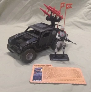GI JOE Custom 3.75 Inch Cobra Stinger Ground Assault Vehicle/ w/ .50 Cal Gun - Picture 1 of 12