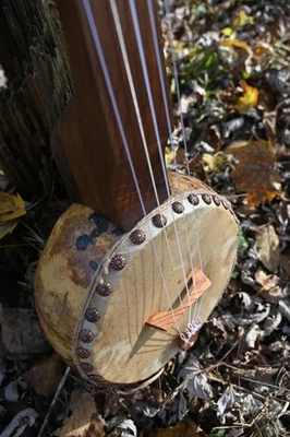 Fretless West Virginia Gourd Banjo - Image 1 of 4