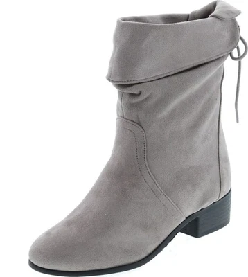 Bota holgada Soda para mujer punta redonda imitación gamuza Foto 1 de 4