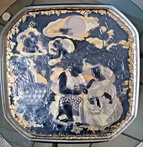 Rosenthal Studio Line Relief • Bjørn Wiinblad 1984 • "Trabajadores en el viñedo" - Imagen 1 de 4