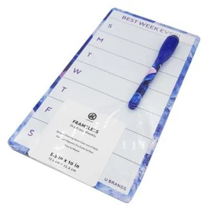 Magnetic Weekly Planner, Whiteboard Dry Erase Fridge Meal Plan Memo Board,RRP £9 - Picture 1 of 3