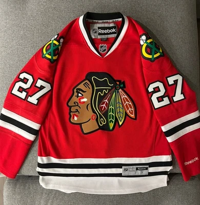 CUSTOM Jeremy Roenick, Reebok NHL Chicago Blackhawks Jersey Men’s Small S - Image 1 of 4