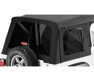 Bestop 5859915 Kit Ventana Tintada Denim Negro Camisetas Blandas 1976-1986 CJ7 y 1987-1995 - Imagen 1 de 1