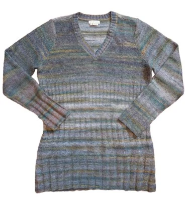 Royal Robbins Sweater Womens Large Multicolor Variegated Stripe Cozy Leisure  - Image 1 of 4