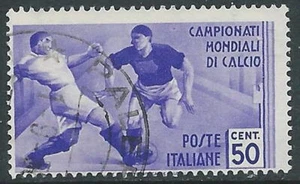 1934 REGNO USATO MONDIALE DI CALCIO 50 CENT - S359-10 - Picture 1 of 1