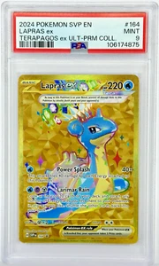PSA 9 SVP EN Lapras ex #164 - 2024 Pokemon Scarlet & Violet Promo UPC - Bild 1 von 1