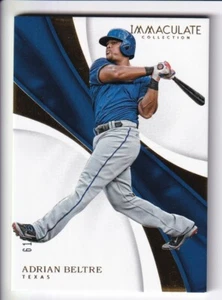 2018 Panini Immaculate Collection - #54 Adrian Beltre /99 HOF Texas Rangers - Picture 1 of 2