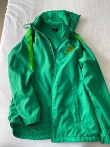 RARE Green hooded Socceroos Australia Nike Jacket Memorabilia size Large Womens