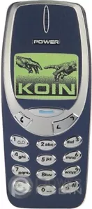 TELEFONO INFRANGIBILE colorato dorato TechStalgic 2 oz moneta argento 2$ nuovo 2025 - Foto 1 di 7