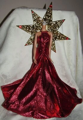 MATTEL BARBIE 2017 MODELO MUSA VACACIONES VESTIDO ROJO CON ESTRELLA DORADA EXTRAÍBLE MUÑECA 4 Foto 1 de 4