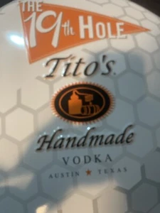 Tito’s Golfball Inspired Round Tin - Picture 1 of 4
