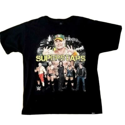 John Cena Jason Mamoa WWE Lucha Libre Niños Talla XL Superestrellas Manga Corta Foto 1 de 4