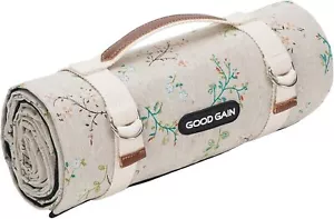 Picnic Outdoor Blankets Waterproof Extra Large - Foldable with Carry Strap - Picture 1 of 7