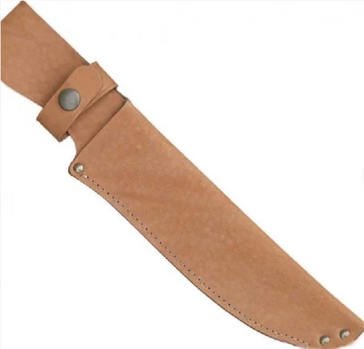 Cinturón Bolso Cuchillo Hoja Funda Vaina Bolsillo Cuero Vaca Beige Q30 Foto 1 de 3