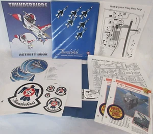 U.S. Air Force Thunderbirds Malbuch Aktivitätsbuch Aufkleber Broschüre & mehr - Bild 1 von 24