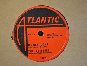 HIT R&B 78 The Drifters Atlantic 1029 Honey Love and Warm Your Heart - Picture 1 of 1