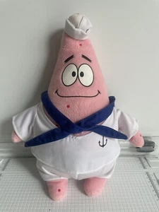 Spongebob Squarepants Plush Toy Patrick Sailor 37cm - will combine postage - Picture 1 of 13