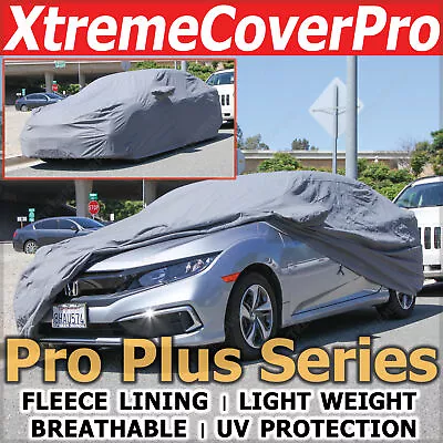 1997 1998 1999 2000 2001 Honda Prelude Breathable Car Cover w/Fleece Dark Gray - Image 1 of 4