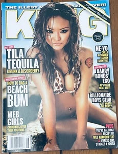 HIP HOP BIKINI/SWIMSUIT MAGAZINE KING JULY/AUGUST 2008 TILA TEQUILA NO LABEL NM - Picture 1 of 1