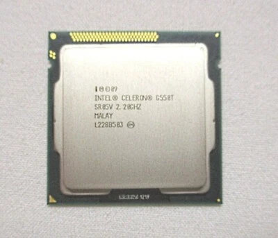 Processore CPU Intel Celeron G550T, SR05V, 2.20 GHz, 64 bit, 5GT/s, FCLGA1155 - Immagine 1 di 3