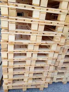 250 xEinwegpaletten - Holzpalette 60x80cm 2 Wege NEU! Halbpalette Selbstabholung - Bild 1 von 2