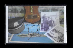 Tarjeta fotográfica JIM ALBRIGHT d.2021 Last Guard of Alcatraz FIRMADA/AUTOMÁTICA 3" X 5" a - Imagen 1 de 1