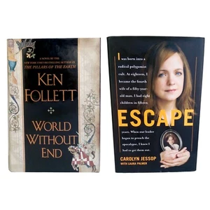 ESCAPE & World Without End - Hardcover Books - Picture 1 of 13