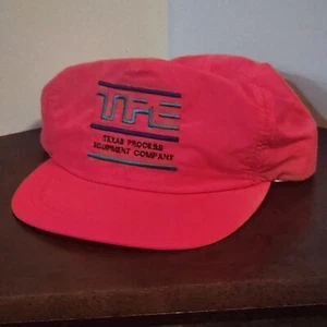 Vintage Texas Process Equipment Co. SCI StrapBack Hat Cap Neon Pink Adjustable - Picture 1 of 7