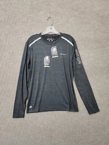 Eddie Bauer Motion Free Shade Shirt Mens S Heather Gray Reflective UPF 50+ NEW - Picture 1 of 10