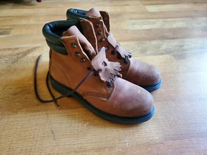 RED WING SCHUHE Damen 7 B Schnürschuhe 6,5" Zoll Stiefeletten braun Schnürschuhe Made USA - Bild 1 von 10