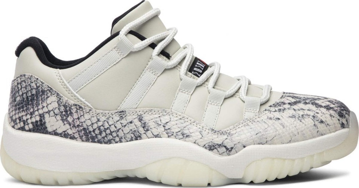 JORDAN ジョーダン　11 ロー Jordan 11 Retro Low Light Bone Snakeskin for Sale