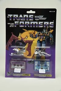 Transformers G1 Reissue Cassette Decepticon RATBAT FRENZY Gift New - Picture 1 of 11