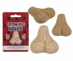 Para Hombres Broma Crecer Un Par Bolas Testículos Divertido Novedad Regalo Adulto Rudo Secreto Santa - Imagen 1 de 1