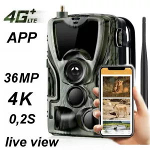 4G Live View APP Jagd Trail Kamera HC-801 Pro unsichtbar LED SIM LTE 4K 36MP - Bild 1 von 7