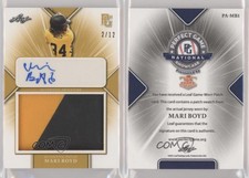 2021 Leaf Perfect Game National Showcase Gold /12 Mari Boyd #PA-MB1 Patch Auto