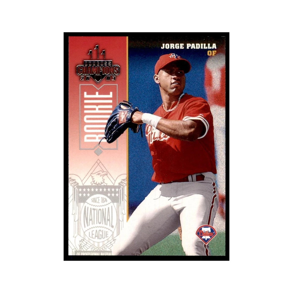 2003 Donruss Champions Jorge Padilla Baseball Cards #198 - Image 1 of 3