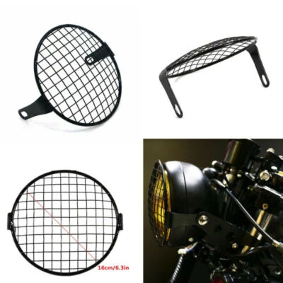 Máscara de cubierta de lámpara de cabeza de motocicleta 1 pieza para Bobber Old School Café Racer cualquier personalizado Foto 1 de 4