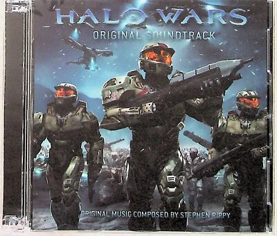 HALO WARS Video Game Soundtrack CD & DVD (NEW 2009) xbox 360 music Stephen Rippy Foto 1 de 2