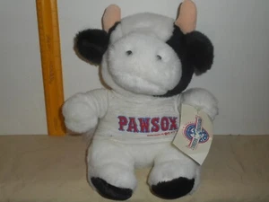 PAWTUCKET RED SOX Dairy Cow Stuffed Plush 1999 PAWSOX McCoy Stadium Souvenir - Picture 1 of 24