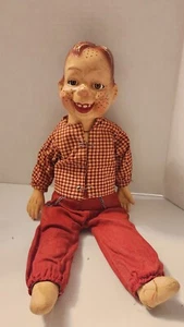 Vintage 50er Jahre Komposition Howdy Doody Cowboy Puppe Schlafaugen Antik - Bild 1 von 5