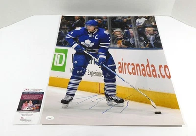 Dion Phaneuf Signed 16 x 20 Color Photo Maple Leafs JSA Auto AR90730 - Image 1 of 3