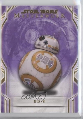 2018 Topps Star Wars Masterwork Purple 24/50 BB-8 #80 k4s - Image 1 of 3
