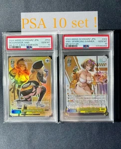 PSA 10 NIKKE weiss CLASS CLOWN, ANIS SPARKLING SUMMER Promo & SR set Japanese - Picture 1 of 6