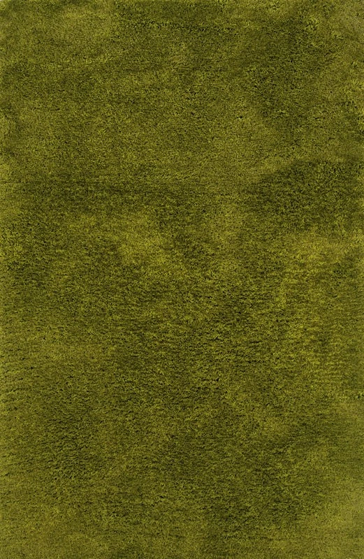 8x11 Sphinx Solid Shag Green 81101 Colorful Area Rug - Approx 8' x 11' - Image 1 of 1