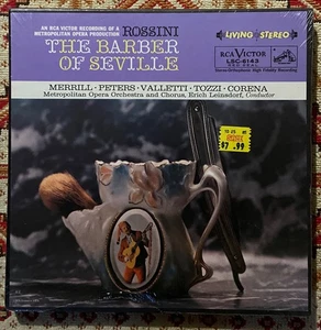ROSSINI - THE BARBER OF SEVILLE 4 LP BOX SET NEW SEALED LEINSDORF - Imagen 1 de 4